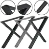 Piètement de table 'Greith' lot de 2 X-forme Noir 69x72 cm Voir les images du produit 8