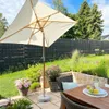 Sekey Sonnenschirm Ø 200 cm Rechteckig – Holz Balkonschirm, Produktbild-Vorschau 2