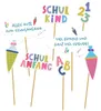 Partypicker Schulanfang 11cm - 8 Stück Produktbild-Vorschau 3