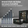 Extralink baie réseau 19" 12U 600x600 AZH noire double Voir les images du produit 8