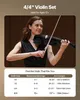 SucceBuy Violon 4/4 Set de violon 584,2 mm longueur de bras Voir les images du produit 4