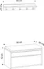 Skye Decor, Boby, armoires, porte d'entrée, chêne, 80 x 42 Voir les images du produit 4
