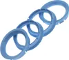 4x Zentrierringe 70,0 x 57,1 mm Hellblau Felgen Ringe  Produktbild-Vorschau 1