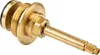 A close-up studio shot of a brass valve stem on a white background. Produktbild-Vorschau