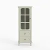 Buffetkast, glazen deuren, dubbele lade, houten dressoir, Productafbeelding-voorbeeld 13