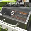 Outsunny Gasgrill 12 KW Grillwagen inkl 5 Brenner Produktbild-Vorschau 5