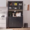 Kuchyňská vysoká skříň BEALIFE, rozměry 98x38x180 cm, s LED Náhled obrázku produktu 6