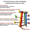 dinolino Kugelbahn bunt groß Holz mit 5 Rollelementen - Produktbild-Vorschau 2