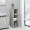 A bathroom cabinet with shelves and a door, containing toiletries and towels, next to a sink and vanity. Náhled obrázku produktu