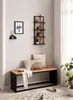 Półka ścienna 30x80x10 cm mango lite drewno / metal półka Podgląd zdjęcia produktu 2