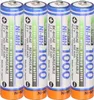 4 batterie ricaricabili Panasonic AAA Accu Ni-MH Micro 1,2 Anteprima dell’immagine prodotto 1