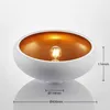 Lindby Deckenlampe Gerwina, weiß/gold, Metall, 40 cm, E27 Produktbild-Vorschau 4