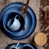 Bloomingville Sandrine, Jedálenský tanier, Kolo, Kamenina, Náhľad obrázku produktu 3