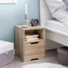 Konsola przyłóżkowa WL5.701 31x43x31 cm Sonoma 1 szuflada i Podgląd zdjęcia produktu 2