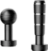 Two black shifter knobs on a white background. Produktbild-Vorschau