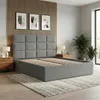 Polsterbett 140x200 cm mit Lattenrost, stabiles Doppelbett Produktbild-Vorschau 1