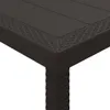 vidaXL Tavolo da giardino marrone 250 x 100 x 73 cm in poly Anteprima dell’immagine prodotto 7