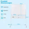 COSTWAY Obojstranná mobilná tabuľa, 120 x 90 cm, magnetická Náhľad obrázku produktu 5