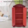 Miniaturní skříň ze dřeva v měřítku 1:12 ve vintage stylu, Náhled obrázku produktu 7