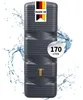 4rain QUADRO Wandtank 170 Liter graphite grey Productafbeelding-voorbeeld 1