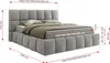 MKS MEBLE Boxspringbett, Doppelbett NIRA mit dekorativem Produktbild-Vorschau 6