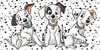 Disney 101 Dalmatiner Lucky Duschtuch Strandtuch Badetuch  Produktbild-Vorschau 1