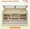 PawHut Cage pour hamster à 2 niveaux, cage gerbilles avec Voir les images du produit 7