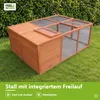Freilaufgehege Kaninchenstall faltbar aus imprägniertem Produktbild-Vorschau 2