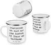 Mr. & Mrs. Panda Emaille Tasse Spruch Kreativität und Chaos Produktbild-Vorschau 4