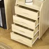 Vinsetto Caisson de bureau rangement sur roulettes 4 Voir les images du produit 8