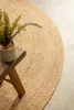 Dywan okrągły do salonu jutowy 200cm, naturalny beżowy Podgląd zdjęcia produktu 12