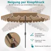 COSTWAY Sonnenschirm 300 cm, Gartenschirm mit Kurbel & Produktbild-Vorschau 6