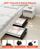 Under-bed storage drawers filled with folded clothes, placed next to a bed and a nightstand. Anteprima dell’immagine prodotto