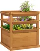 Outsunny Hochbeet Pflanzkasten mit Rankgitter, Spalier Produktbild-Vorschau 10