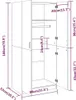 vidaXL Kleiderschrank Räuchereiche 80x52x180 cm Produktbild-Vorschau 7