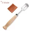 Nůž na chléb s 5 čepelemi, zakřivený, s koženým pouzdrem, Náhled obrázku produktu 1