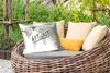MuchoWow® Outdoor Kissen - Weltkarte - Zitat - Grau - 50x30 Produktbild-Vorschau 3