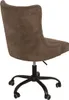 Bürostuhl VICTORIAN 49-57cm Mikrofaser braun im Produktbild-Vorschau 7