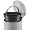 Hailo Poubelle à pédale ronde Selekta 20 l gris Voir les images du produit 3