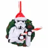 Star Wars Stromtrooper Kranz als Hängeornament Anteprima dell’immagine prodotto 1