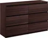 Kommode mit 6 Schubladen breite 120cm Sideboard moderne Produktbild-Vorschau 1