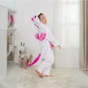 Pigiama Onesie Kigurumi Travestimento Costume Unicorno Rosa Anteprima dell’immagine prodotto 4