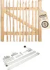 Classic Staketenzaun-Tor Set (silber) aus Edelkastanie, Produktbild-Vorschau 1