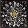 ARTland Leinwandbild Mandala - Eisblume Größe: 50x50 cm Produktbild-Vorschau 1