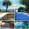 VOUNOT® Poolabdeckung Rechteckig 160g/m² Doppelter Produktbild-Vorschau 3