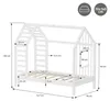 Łóżeczko dziecięce ML-Design, 70x140 cm, białe, z Podgląd zdjęcia produktu 7