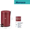KELA Panier à cosmétiques Monaco métal rouge 3l KL-24297 Voir les images du produit 8