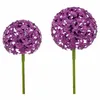Allium Stecker Metall Ø16+20cm Gartenstecker lila 2erSet Produktbild-Vorschau 1