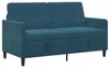 vidaXL Sofa mit Stauraum Blau 152 x 78 x 87 cm Polyester Produktbild-Vorschau 1