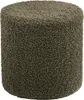 A cylindrical pouf with a textured, fuzzy surface. Produktbild-Vorschau